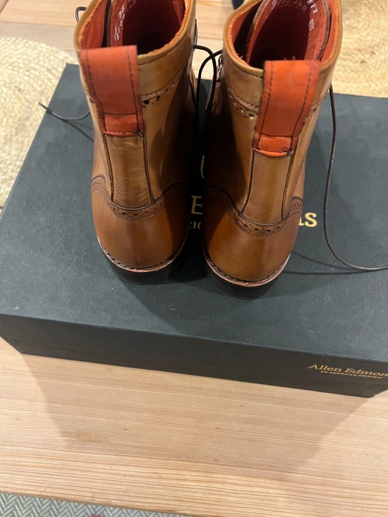 Allen Edmonds Dalton Boots Walnut New Old Stock Men\'s 10 EEE main image 7